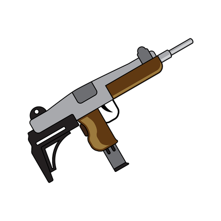 weapon icon. Flat style. Cartoon style. Military symbol for web and mobile.のイラスト素材