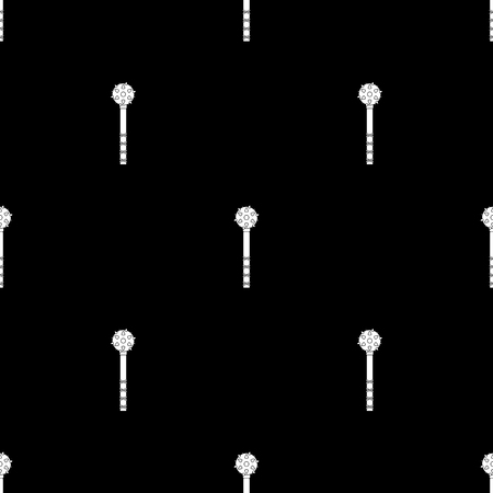 Old medieval iron mace isolated. Flat style, Simple vector iconのイラスト素材