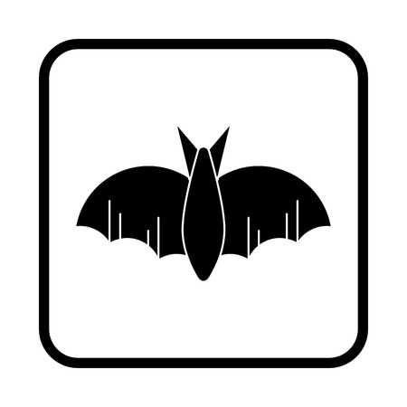 bat silhouettes - Halloween vector illustration. Iconのイラスト素材