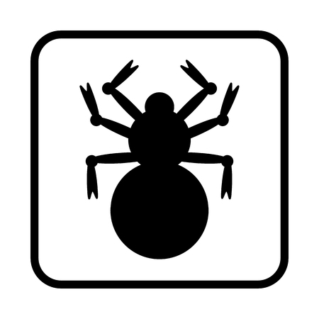 Halloween Spider vector illustration. vector iconのイラスト素材
