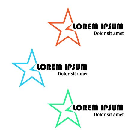 Abstract star illustration.のイラスト素材