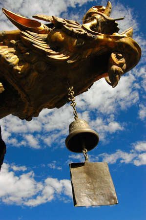 Decorative in Jokhang Templeの写真素材