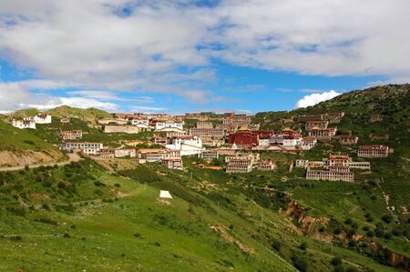 Ganden Monasteryの写真素材