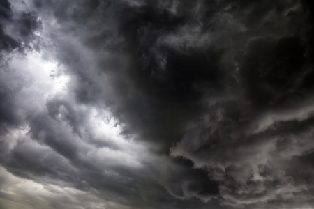 Dark and Dramatic Storm Clouds Area Background