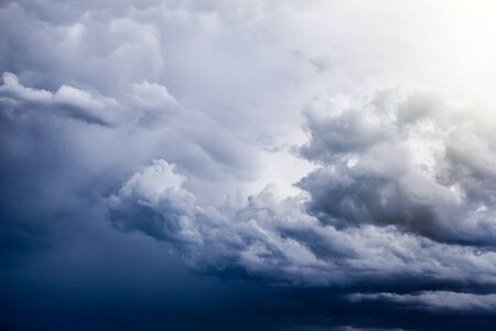 Dark and Dramatic Storm Clouds Area Background