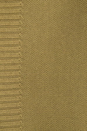 ocher knitted background patternの写真素材