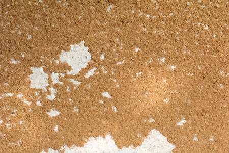 texture of sawdust on the cement floorの写真素材