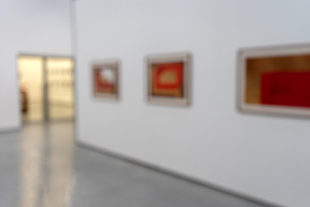 blur white museum room art gallery exhibition display