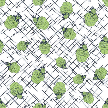 Colorful dots circles seamless pattern design. Perfect for fabric, scrapbooking, wallpaper projects.のイラスト素材