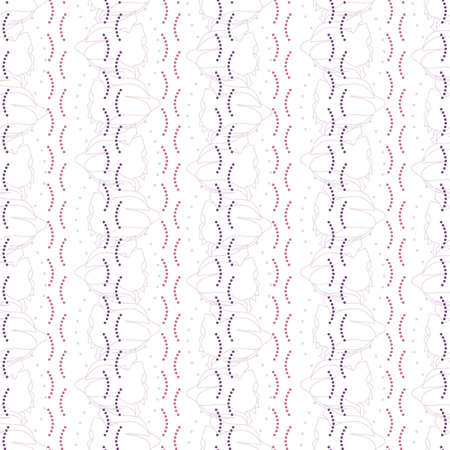 Minimal pastel color flowers seamless pattern designのイラスト素材