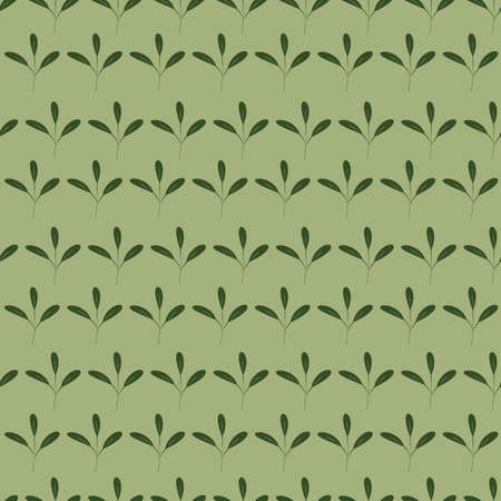 Abstract Pastel Color Leaves Seamless Pattern Background.のイラスト素材