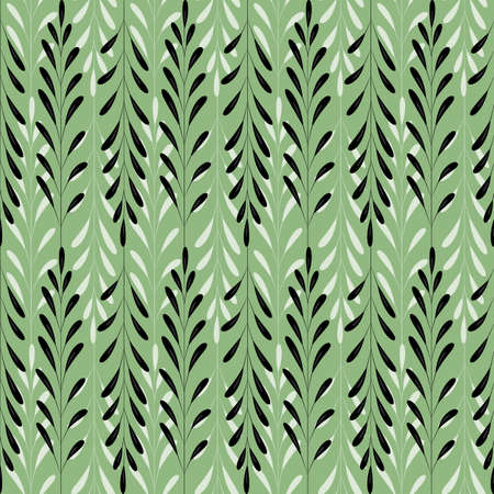 Abstract Pastel Color Leaves Seamless Pattern Background.のイラスト素材