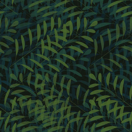 Abstract Pastel Color Leaves Seamless Pattern Background.のイラスト素材