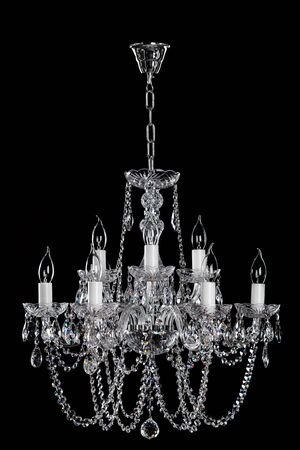 Elegant lamp on the dark background.の写真素材