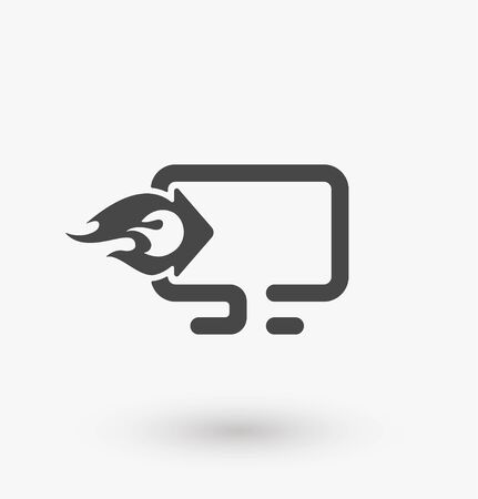 Download icon vector illustration.のイラスト素材