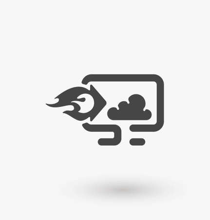 Download icon vector illustration.のイラスト素材