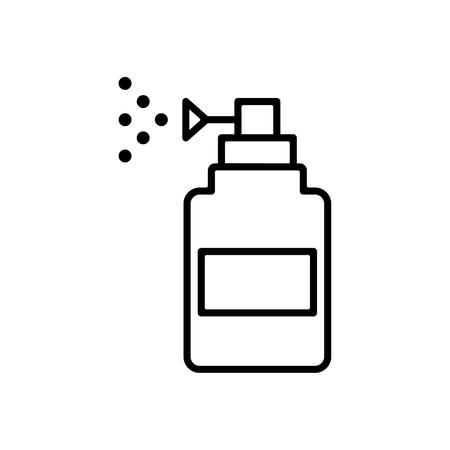 Spray vector icon. Spray bootle outline designe.のイラスト素材