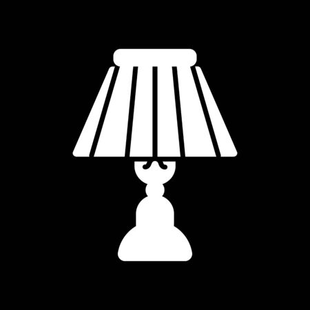 Lamps furniture light design electric vector illustration. Lamps decoration modern, classic bright bulb.のイラスト素材