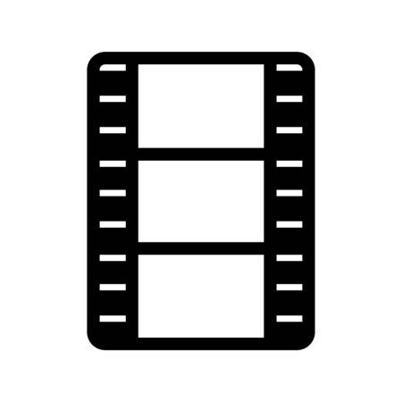 The film icon. Film symbol. Vector illustrationのイラスト素材