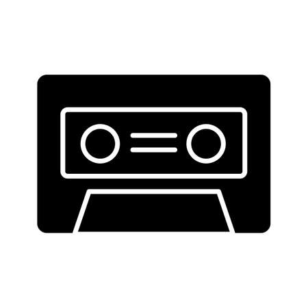 cassette music old fashion vector illustration designのイラスト素材