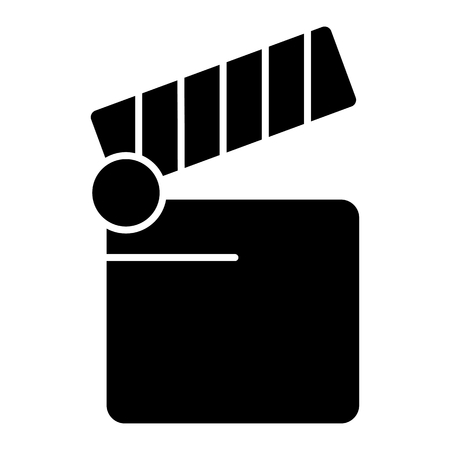Cinema icon. Movie icon vector isolated on whiteのイラスト素材