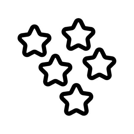 Star vector icon. Isolated on white. eps 10のイラスト素材