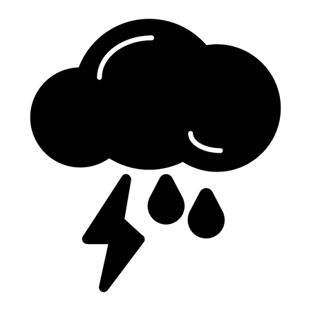 Weather storm button. Isolated on white.のイラスト素材