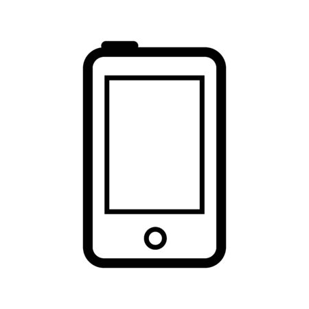 Phone line icon. Vector illustration isolated on white background.のイラスト素材
