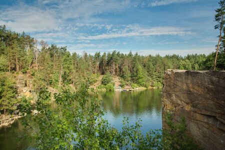 quarry swimming hole, amazing view. Quarry Water Nature Landscape