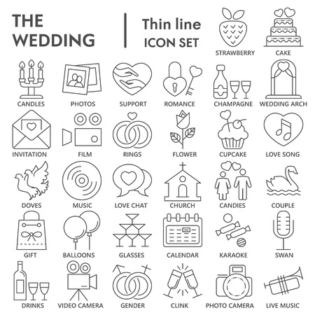 Candles thin line SIGNED icon. candlestick vector illustration isolated on white. Chanukah outline style design, designed for web and app. Eps 10.のイラスト素材