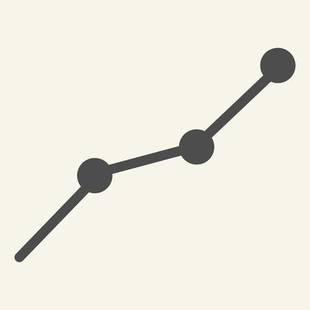 Chart solid icon. Graph vector illustration isolated on white. Infographic glyph style design, designed for web and app. Eps 10のイラスト素材