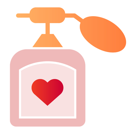 Fragrance flat icon. Aroma color icons in trendy flat style. Perfume gradient style design, designed for web and app. Eps 10.のイラスト素材