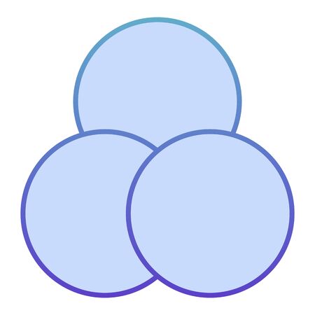 Color mixing flat icon. Print paint can blue icons in trendy flat style. Spectrum gradient style...