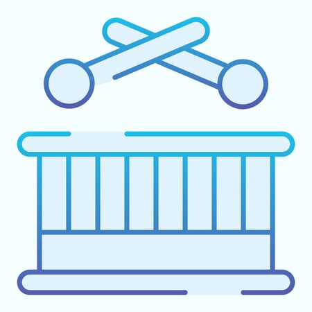 Drum flat icon. Beat instrument vector illustration isolated on white. Musical instrument gradient style design, designed for web and app. Eps 10.のイラスト素材