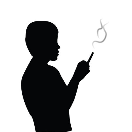 drop smokingのイラスト素材