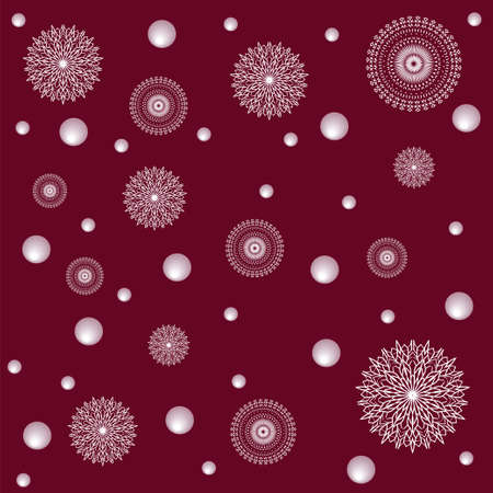 pattern vector Snowのイラスト素材