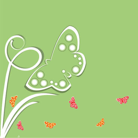 butterflyのイラスト素材