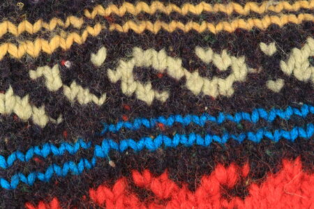 woolen knitted socks handmade the background winter warm soft selective focus toned photo