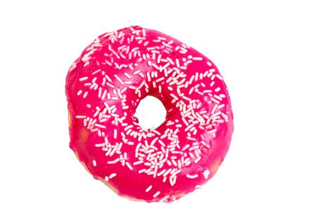 Donut isolated on white backgroundの写真素材