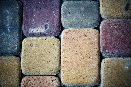 background stone masonry cobblestone pavementの写真素材