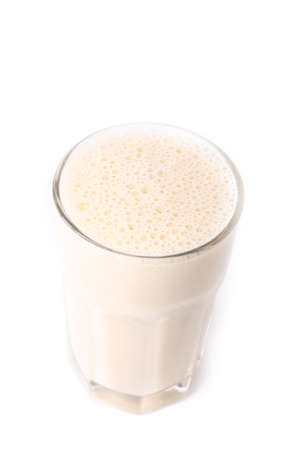 milkshake on a white backgroundの写真素材