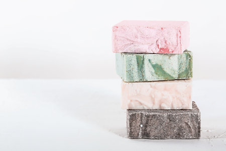 Handmade soap. Organic natural soap.Spa, skin care. Natural Organic spa cosmetics products