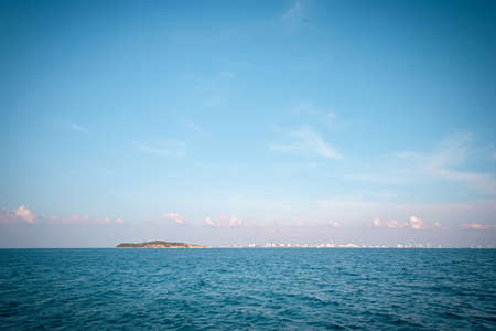 Close up Bubbles from ferry boat in seaの写真素材