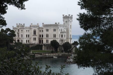 Miramare castle Trieste Italyのeditorial素材