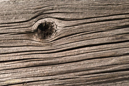 Old wooden board from the wall of an ancient barn in the Austrian Alps
