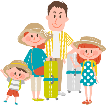 family tripのイラスト素材