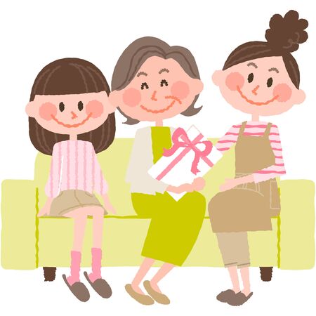 Mother's dayのイラスト素材