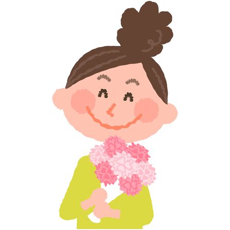 mother's dayのイラスト素材