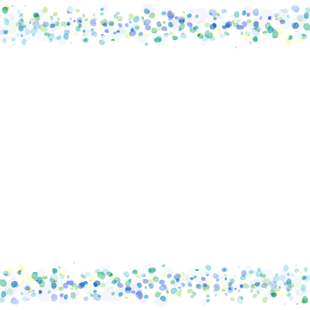 frame of pastel color watercolor painting texture by vector dataのイラスト素材