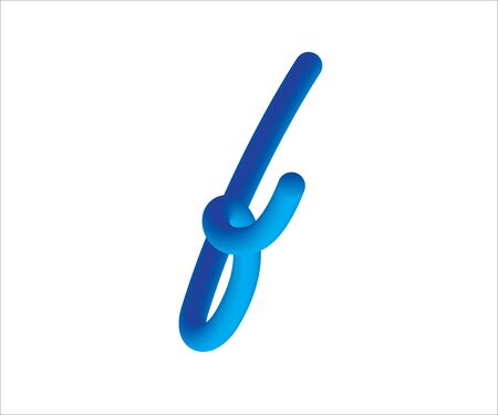 letter f in small cap with tube shapeのイラスト素材